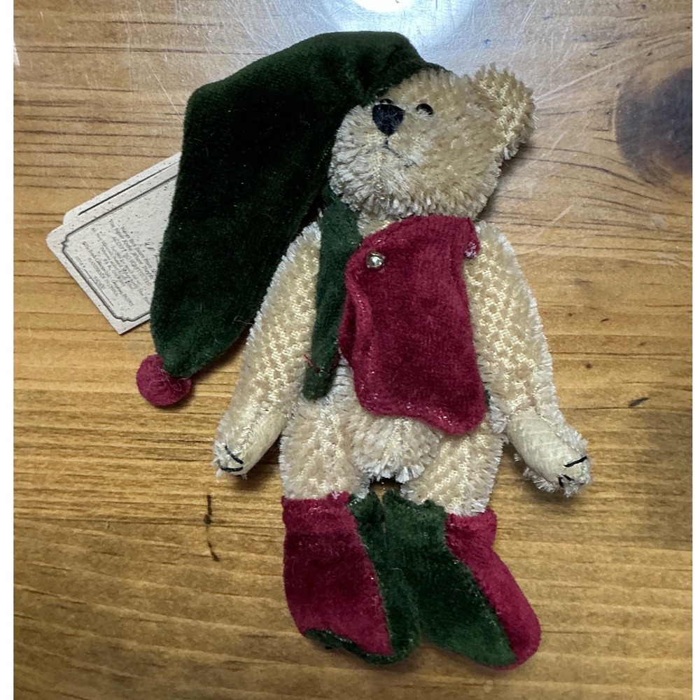 Boyds Bear Elfwood Bearington 20th Anniversary Mohair Elf Teddy Bear 590100